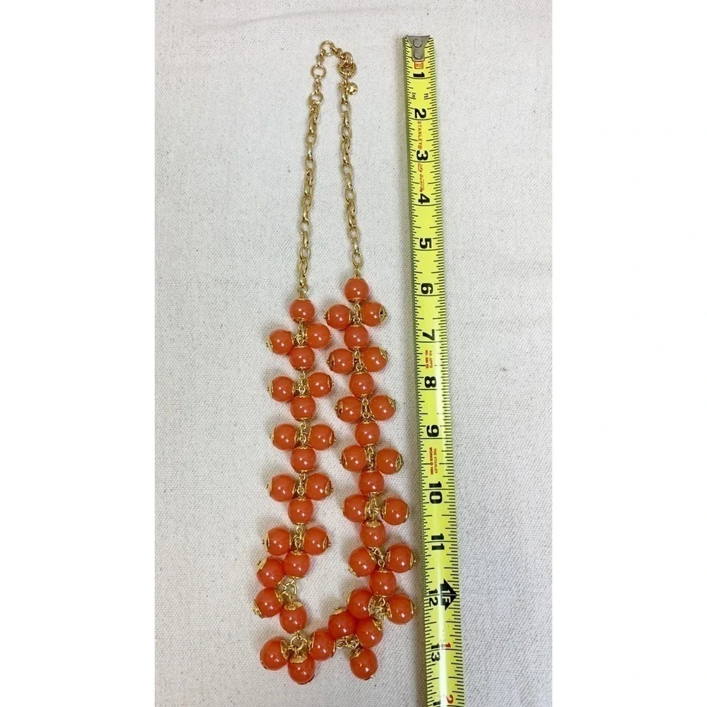 J Crew Pink cluster Beaded Necklace